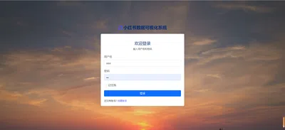 某书数据分析可视化大屏